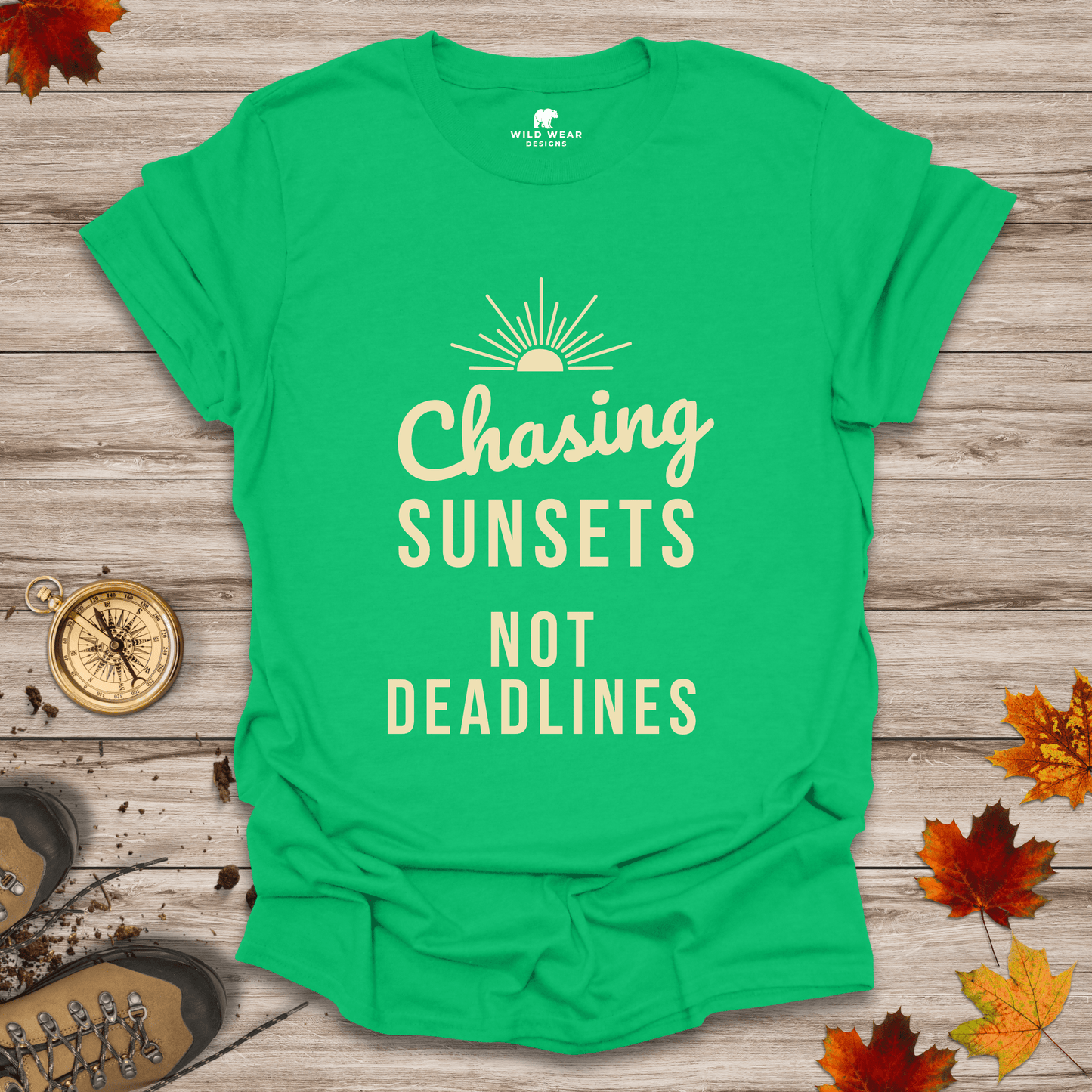 Chasing Sunsets, Not Deadlines T-Shirt