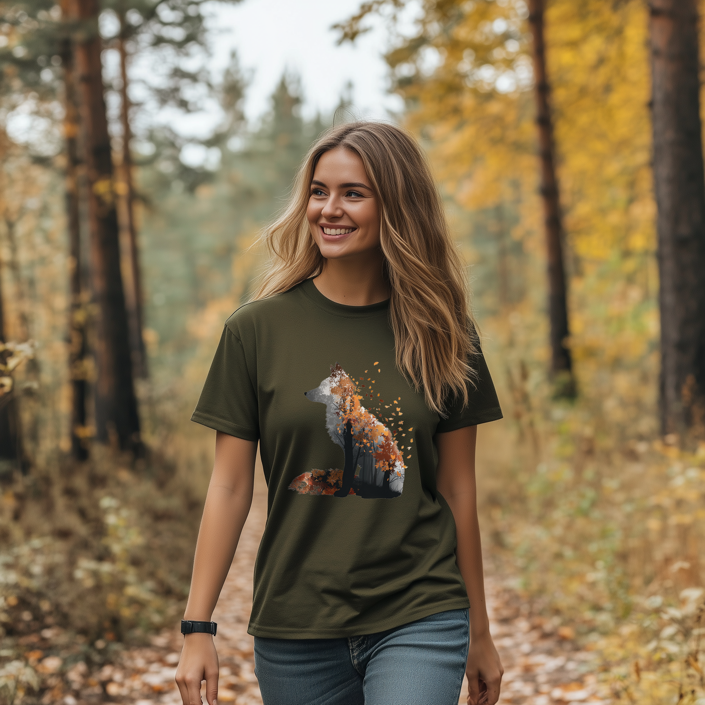 Autumn Wolf Nature T-Shirt