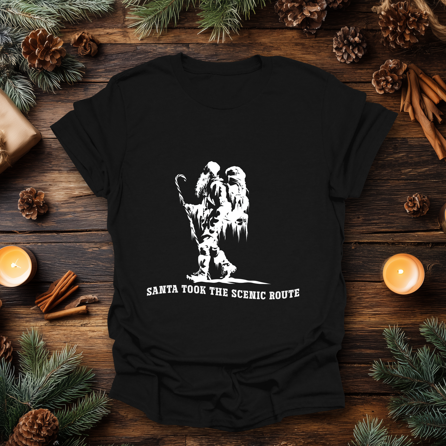 Santa Took the Scenic Route T-Shirt