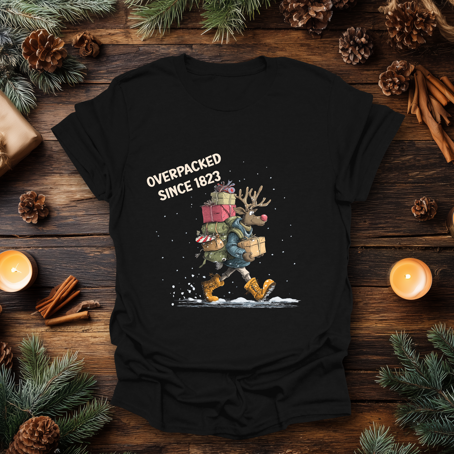Overpacked Since 1823 Christmas T-Shirt