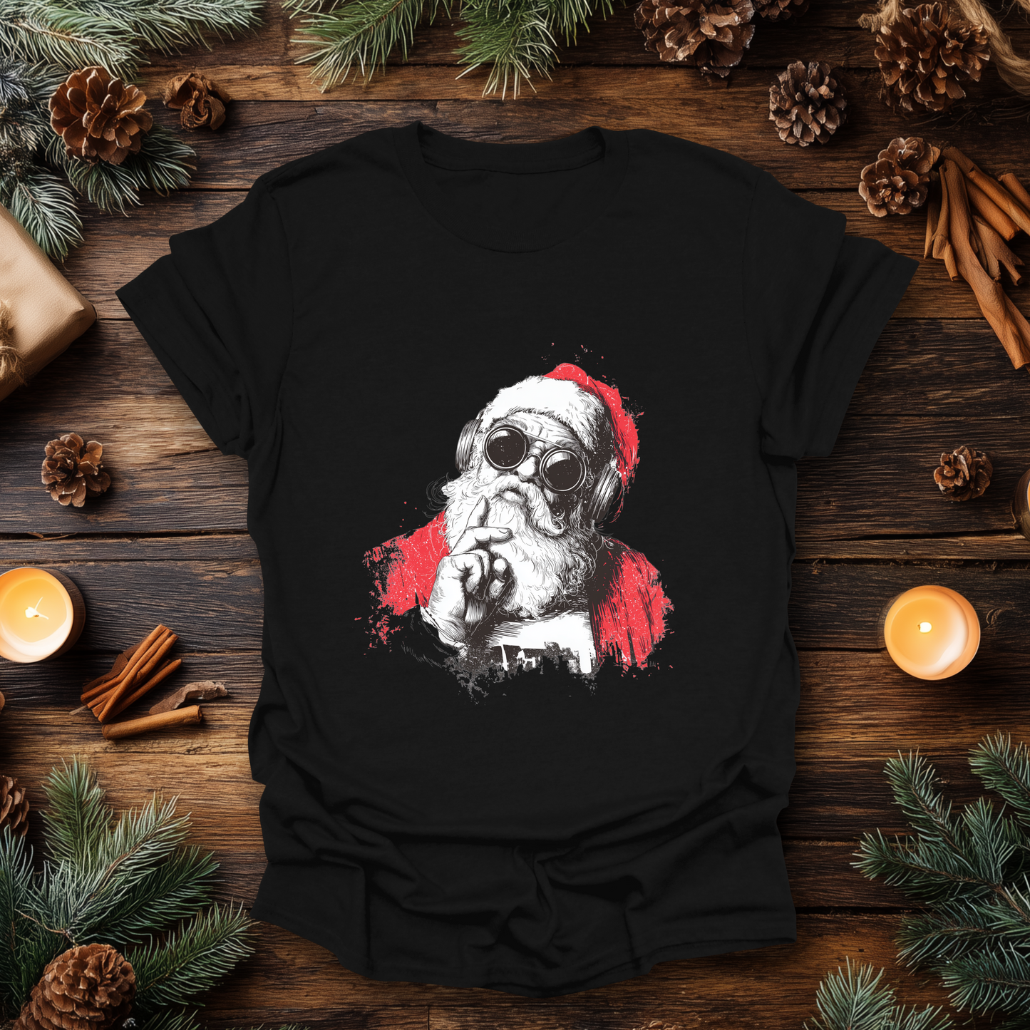 Claus Off Duty Christmas T-Shirt