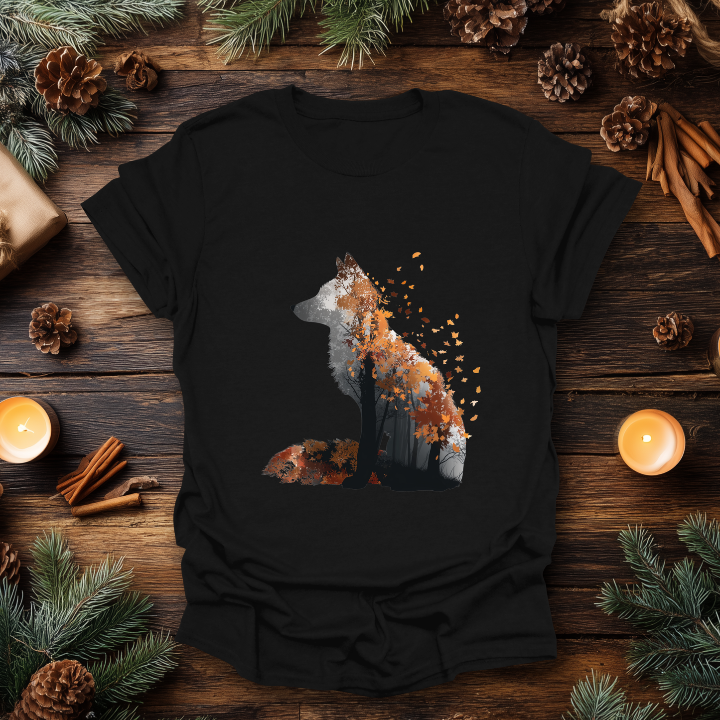 Autumn Wolf Nature T-Shirt