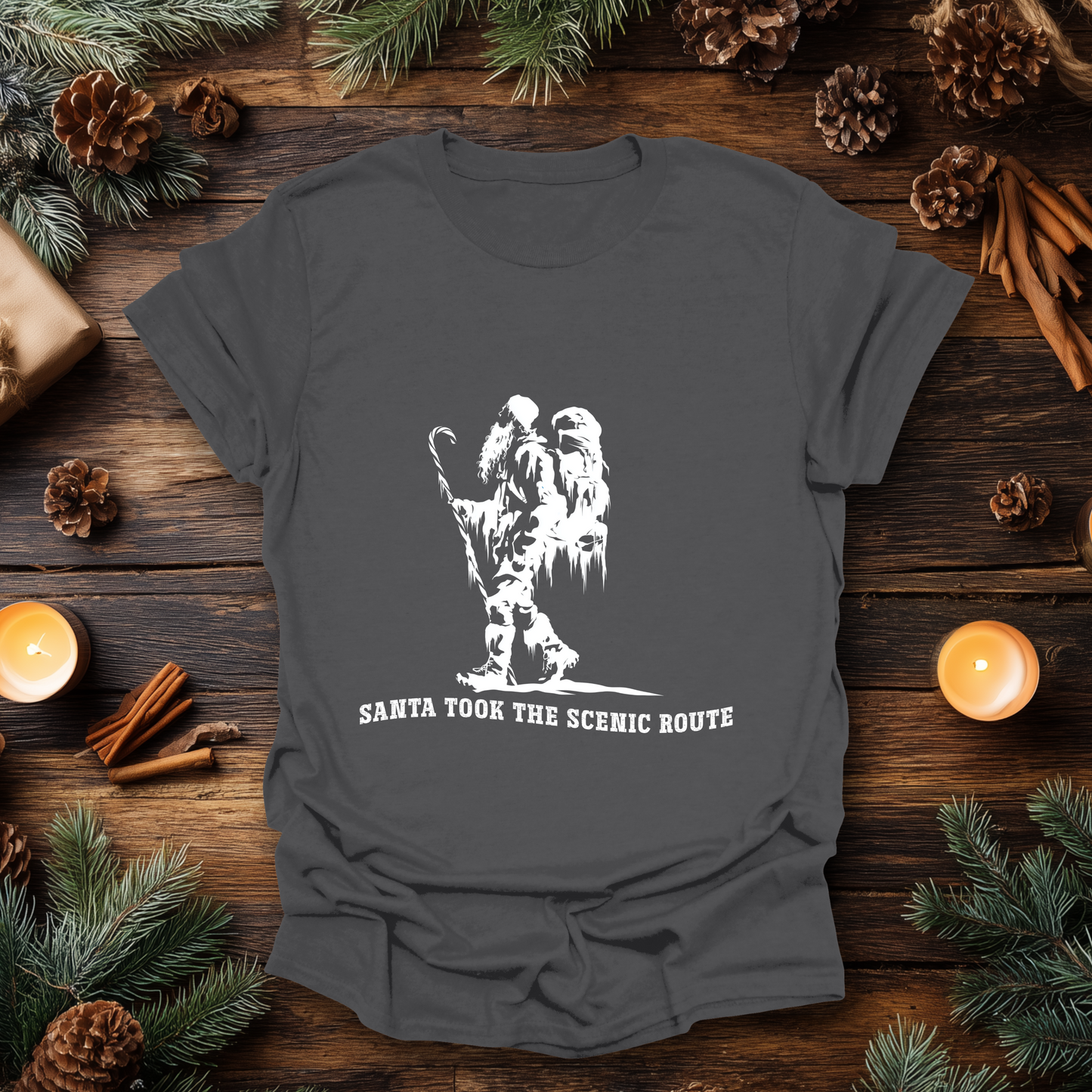 Santa Took the Scenic Route T-Shirt