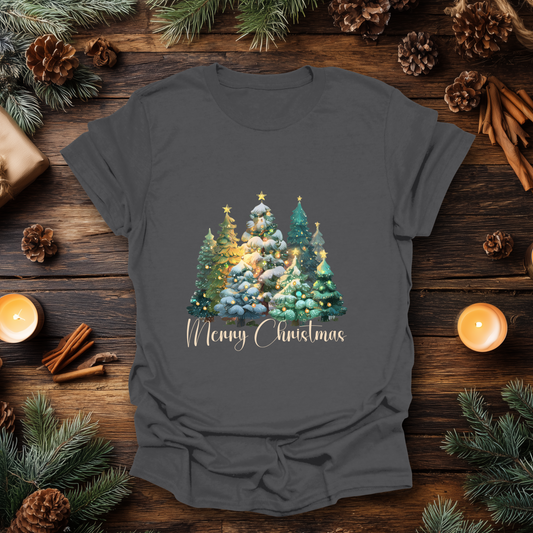 “Merry Christmas” Forest Tree T-Shirt