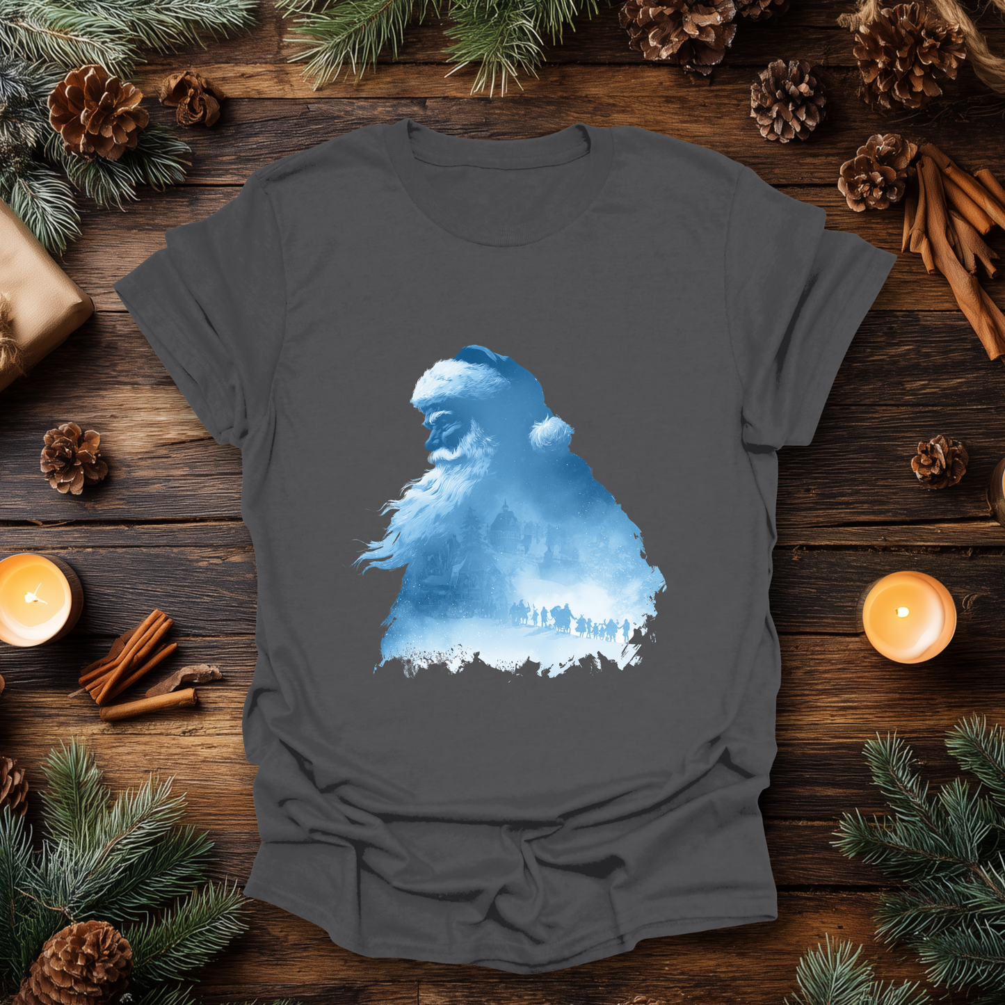 Frostbound Santa - Winter Wanderer T-Shirt