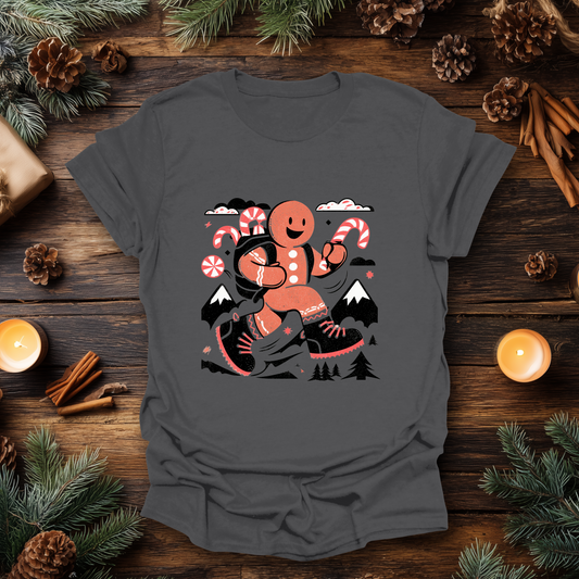 Trail Mix – Gingerbread Hiking Christmas T-Shirt