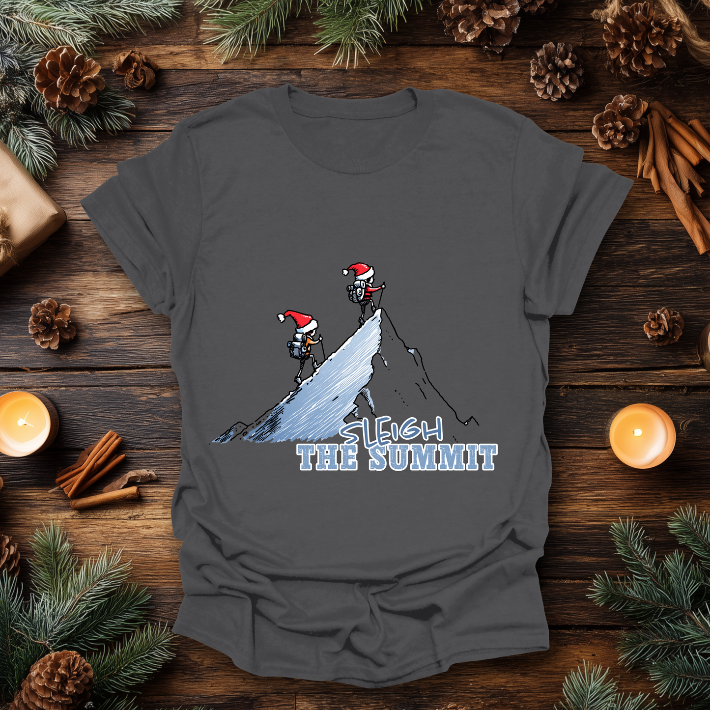 Sleigh the Summit Christmas T-Shirt