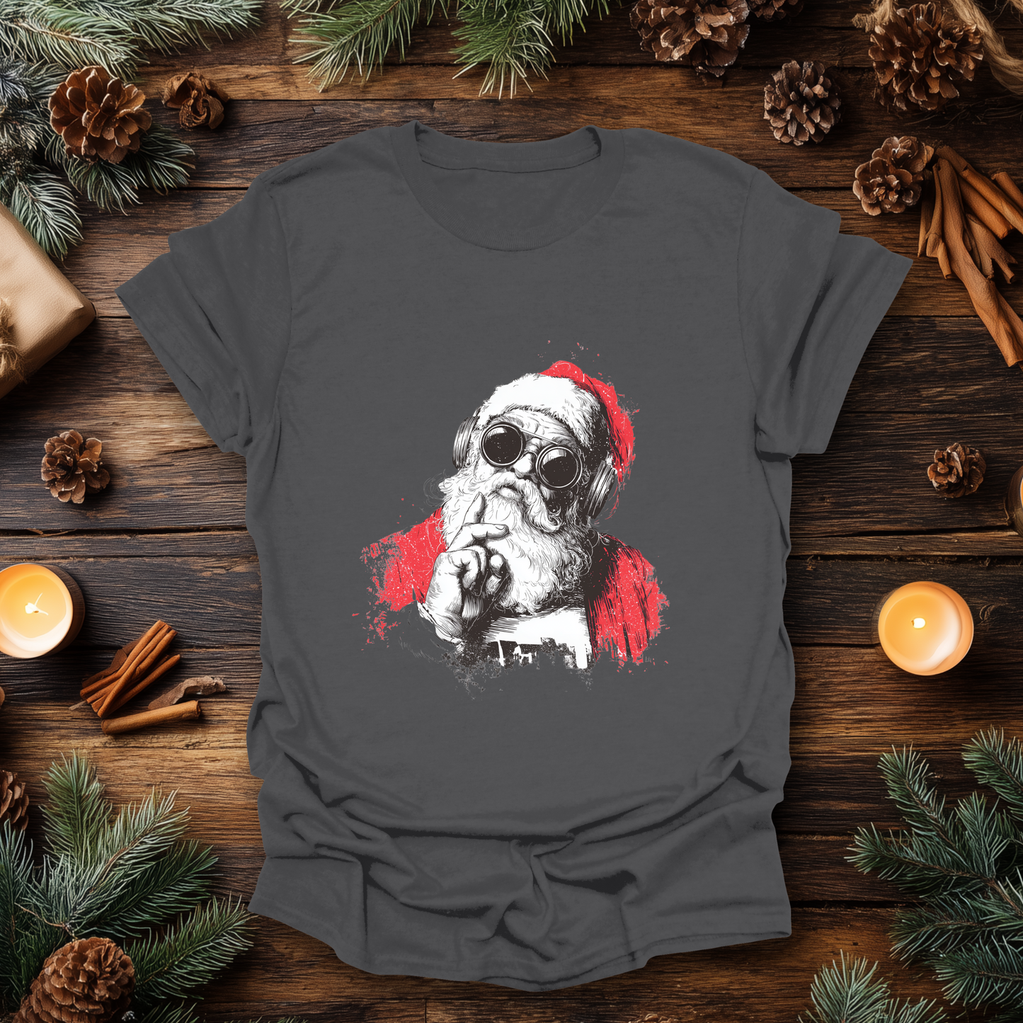 Claus Off Duty Christmas T-Shirt