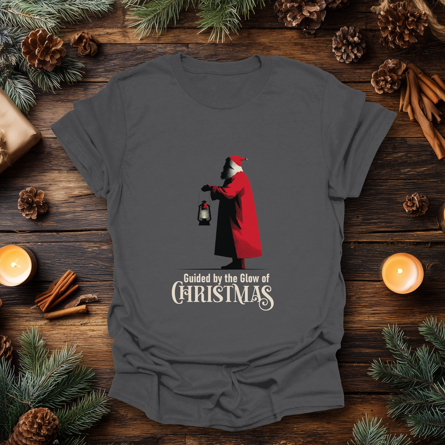 Santa’s Lantern Christmas T-Shirt
