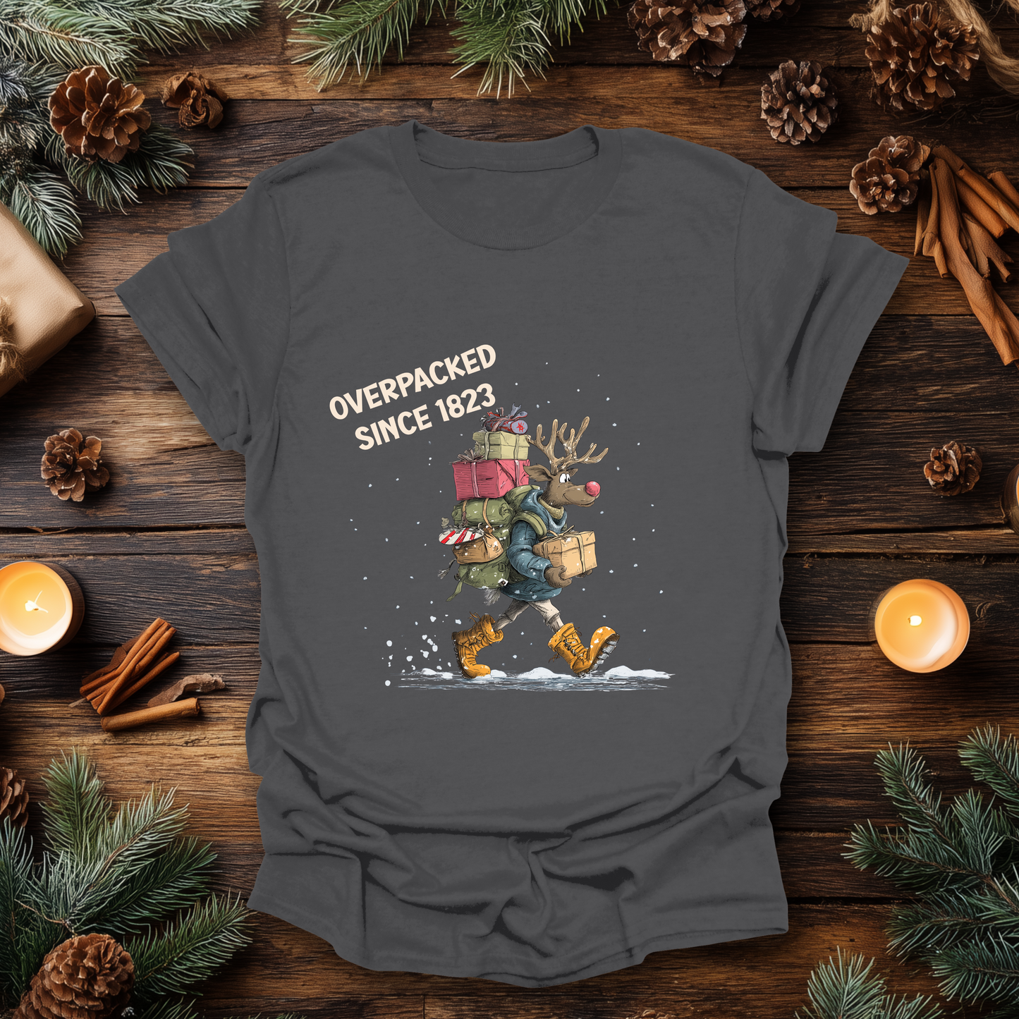 Overpacked Since 1823 Christmas T-Shirt
