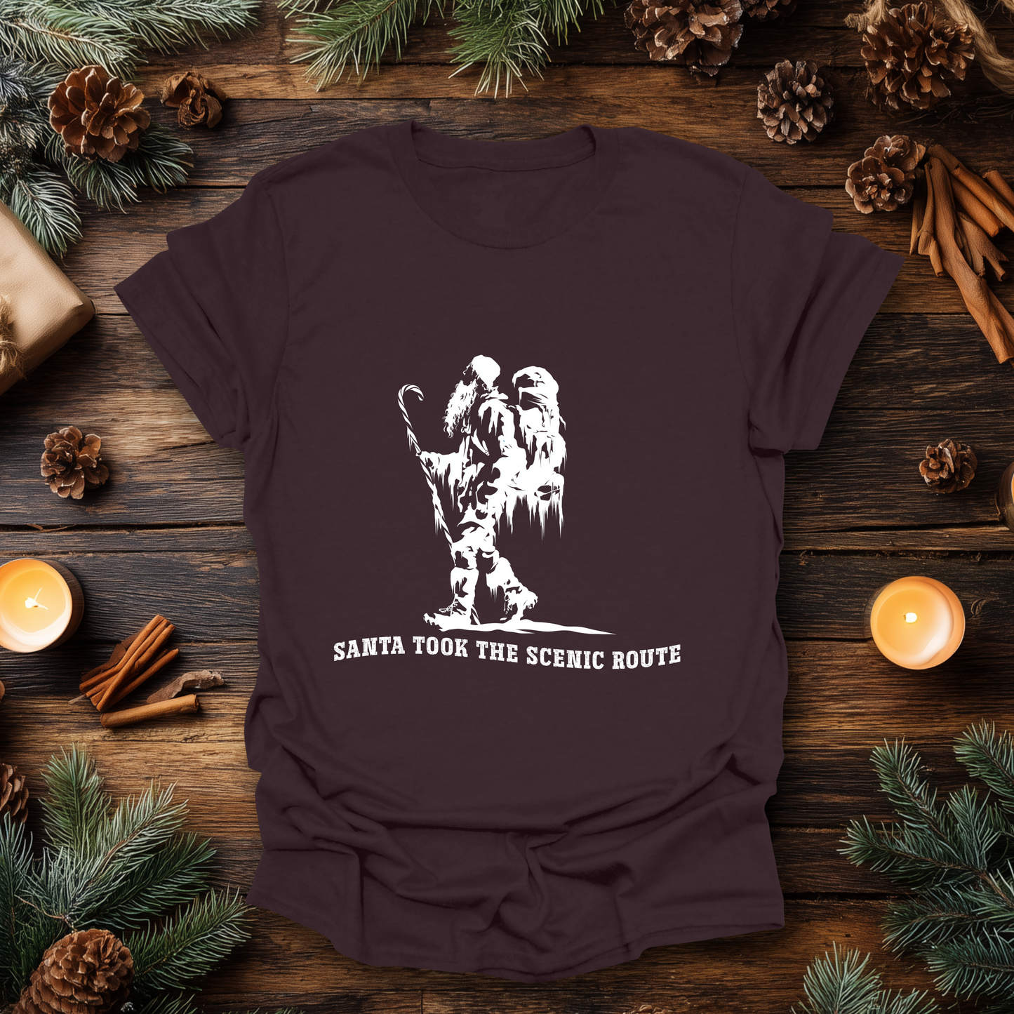 Santa Took the Scenic Route T-Shirt