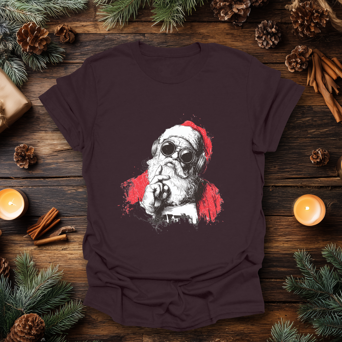 Claus Off Duty Christmas T-Shirt