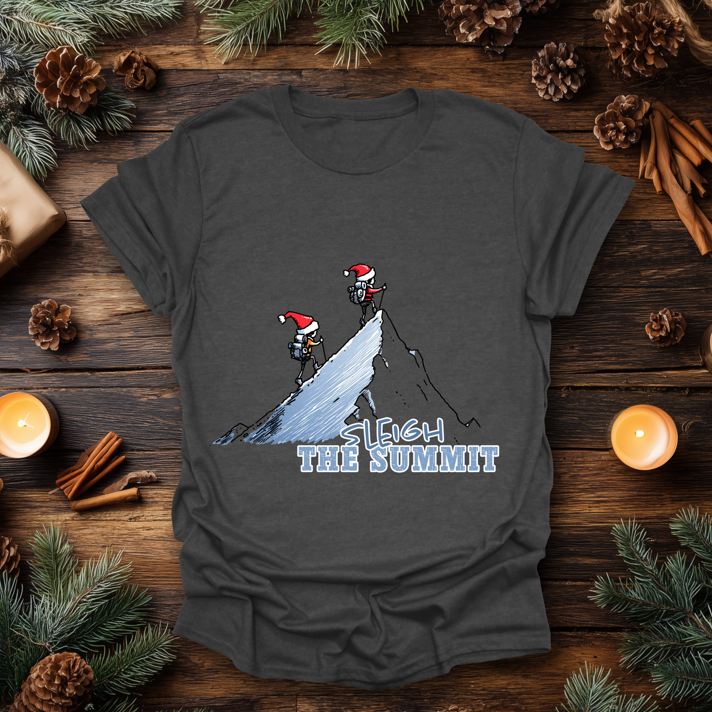 Sleigh the Summit Christmas T-Shirt