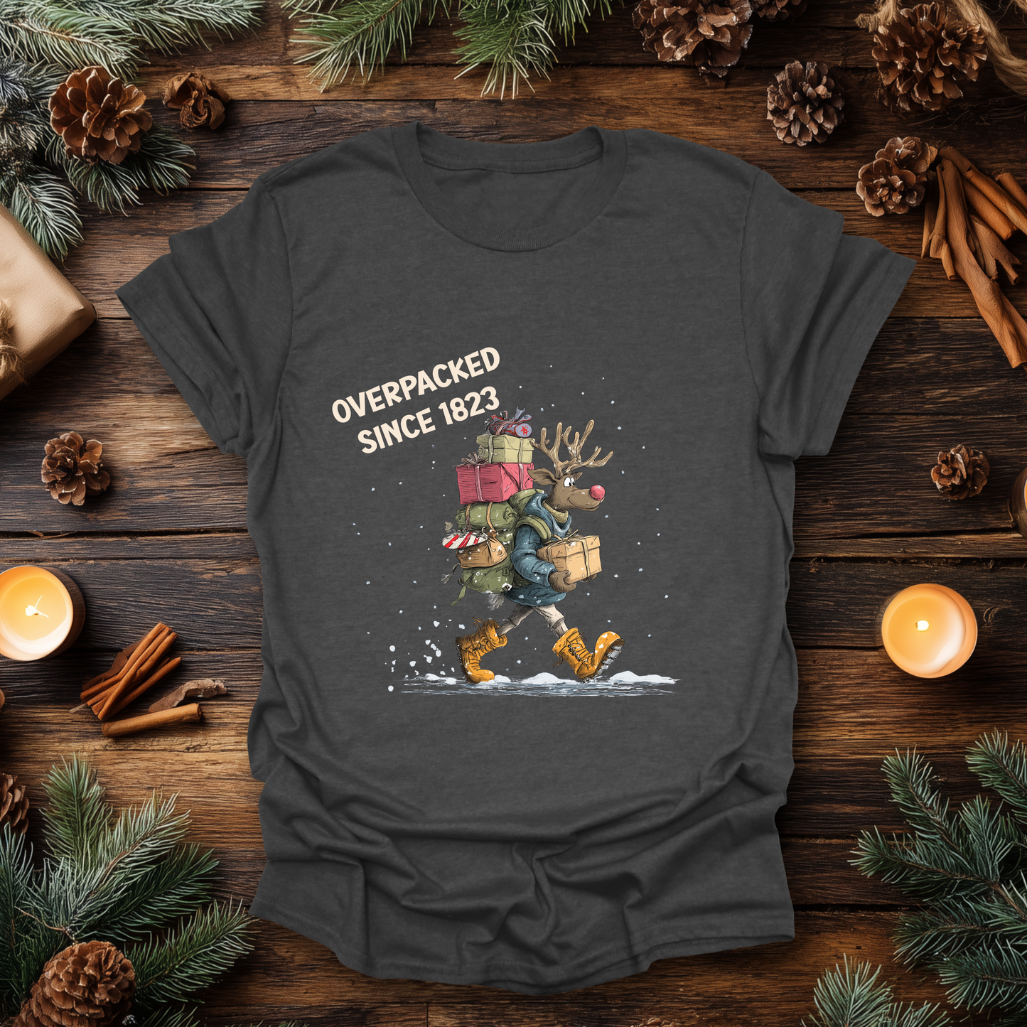 Overpacked Since 1823 Christmas T-Shirt