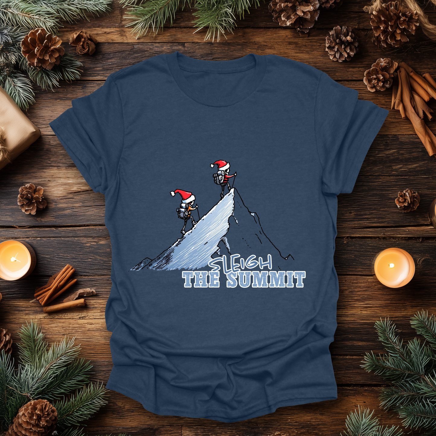 Sleigh the Summit Christmas T-Shirt