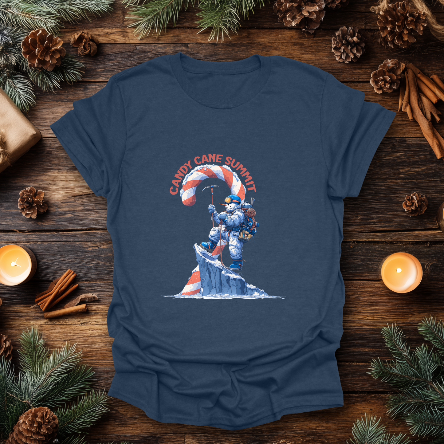 Candy Cane Summit Christmas T-Shirt