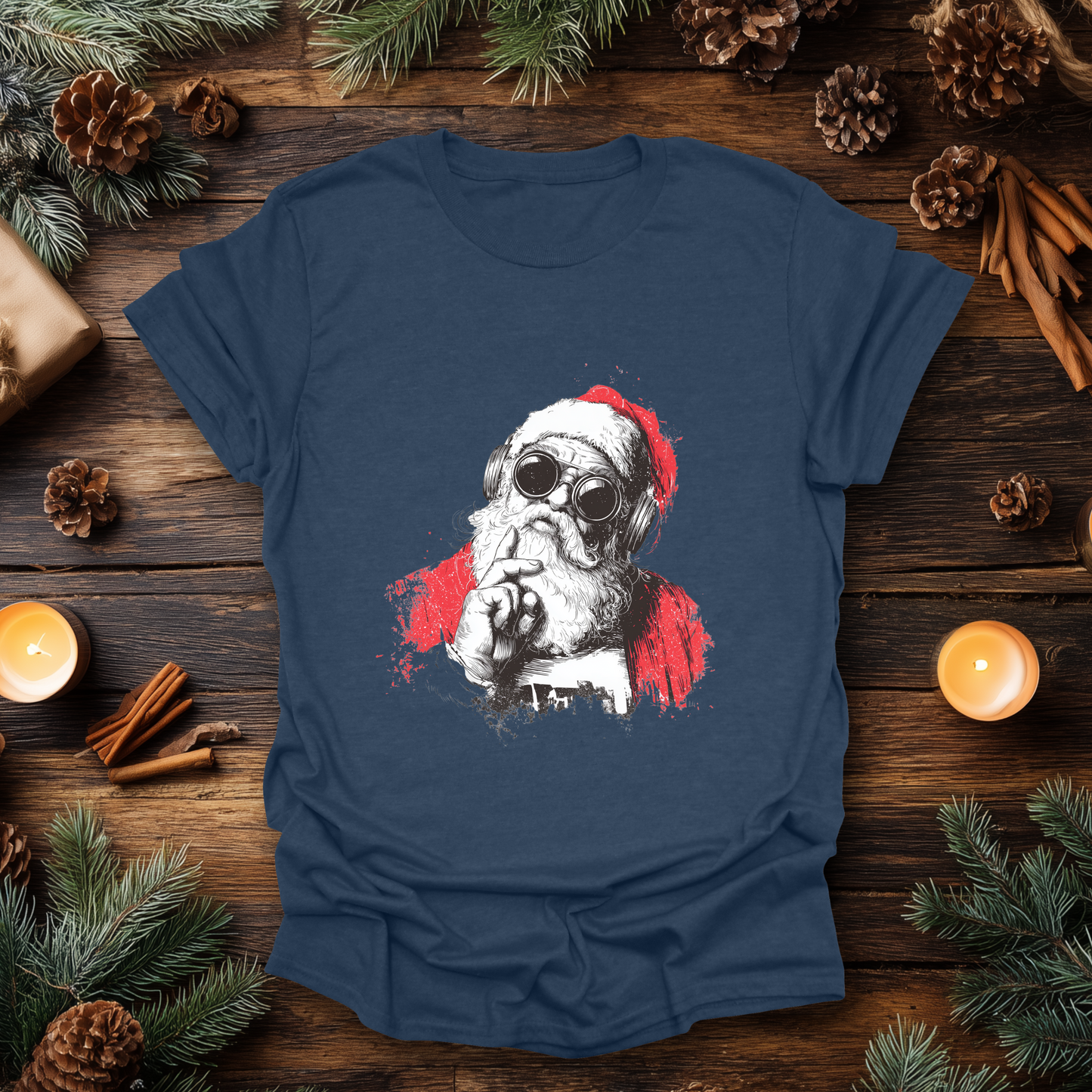 Claus Off Duty Christmas T-Shirt