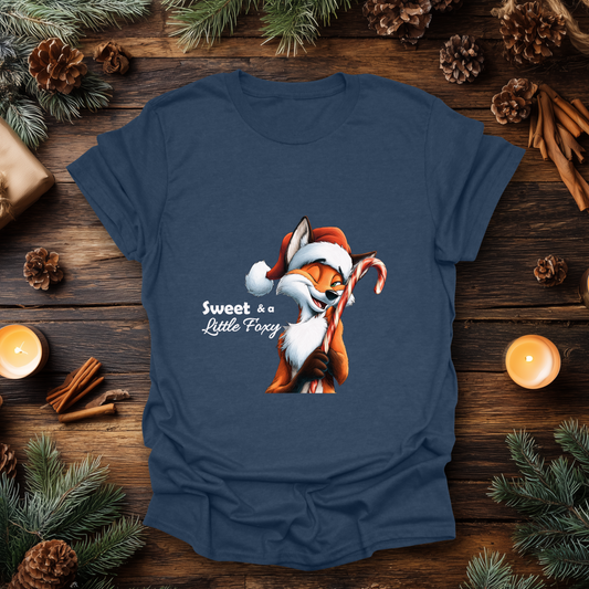Sweet & a Little Foxy Christmas T-Shirt