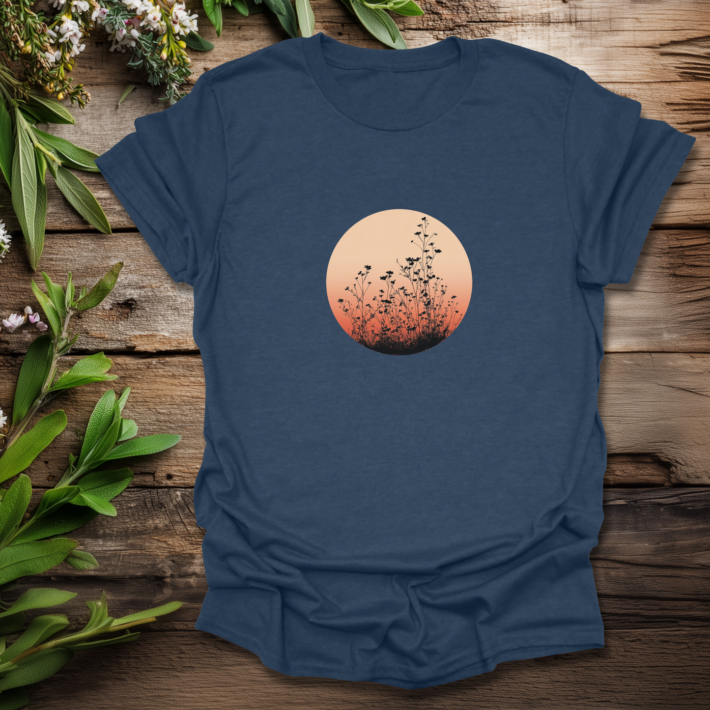 Quiet Bloom Sunset T-Shirt