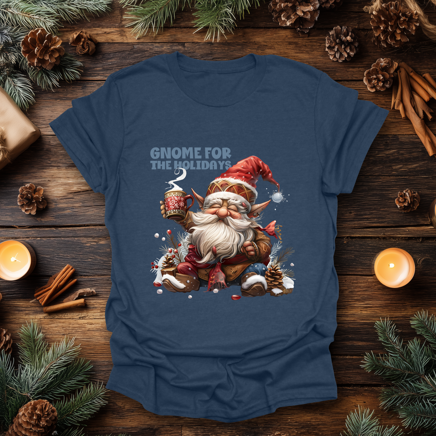 Gnome for the Holidays Christmas T-Shirt