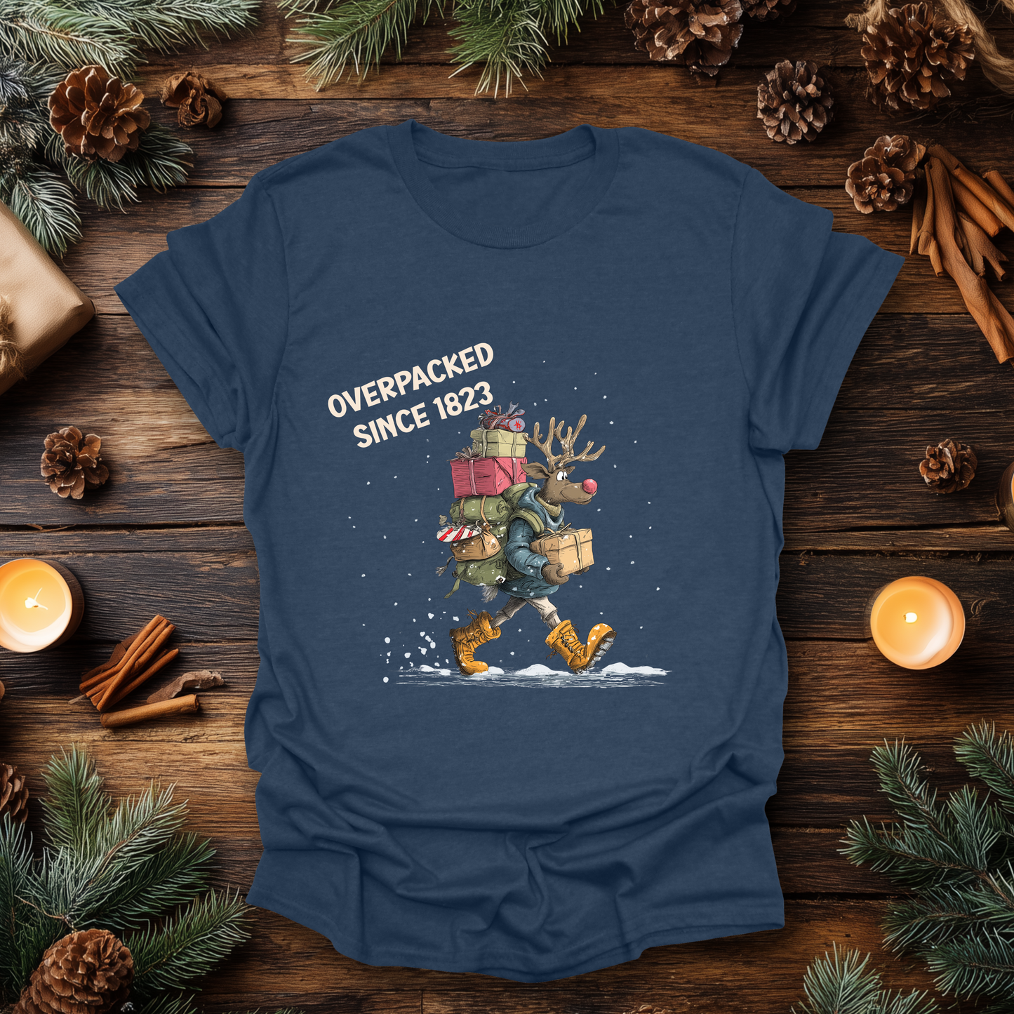 Overpacked Since 1823 Christmas T-Shirt