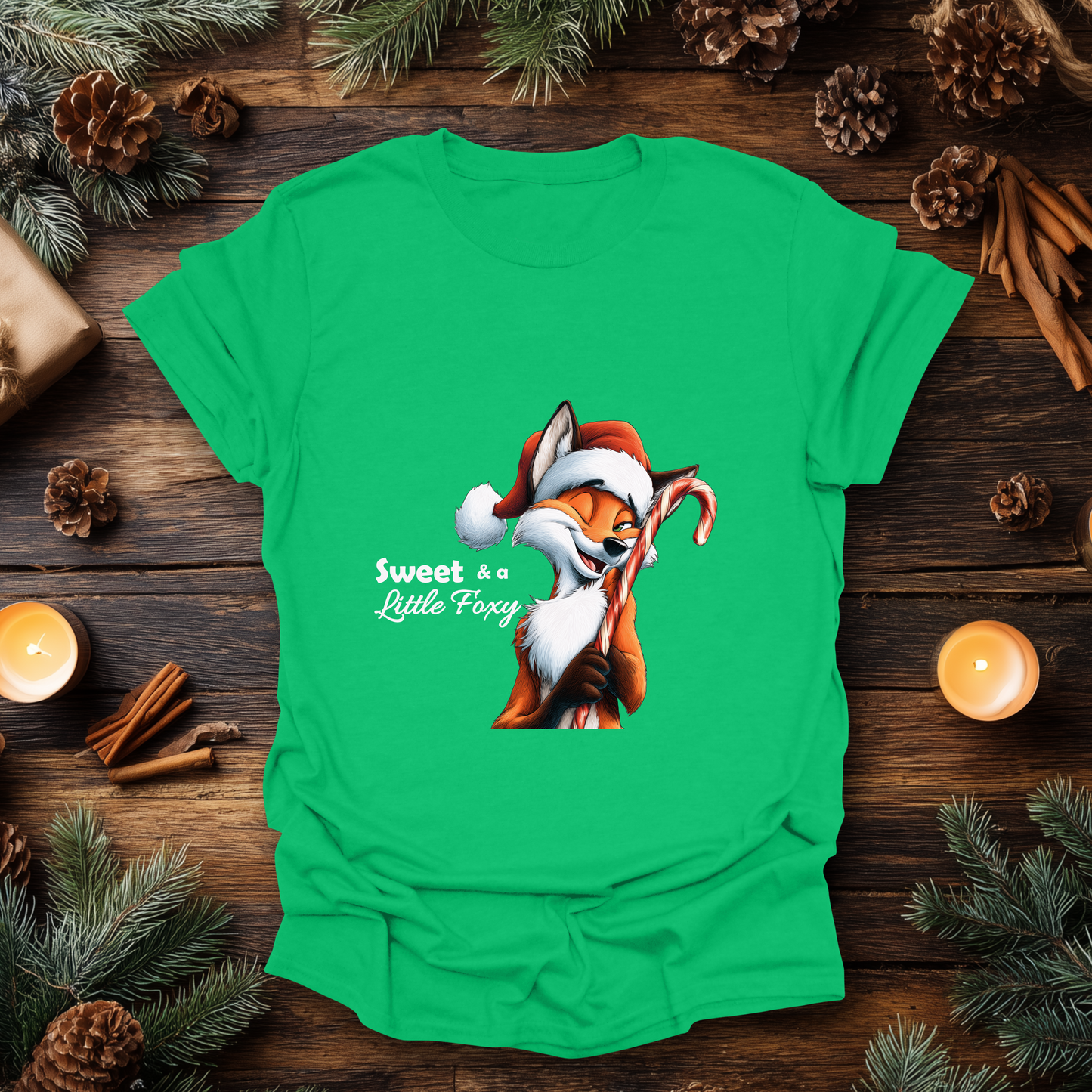 Sweet & a Little Foxy Christmas T-Shirt