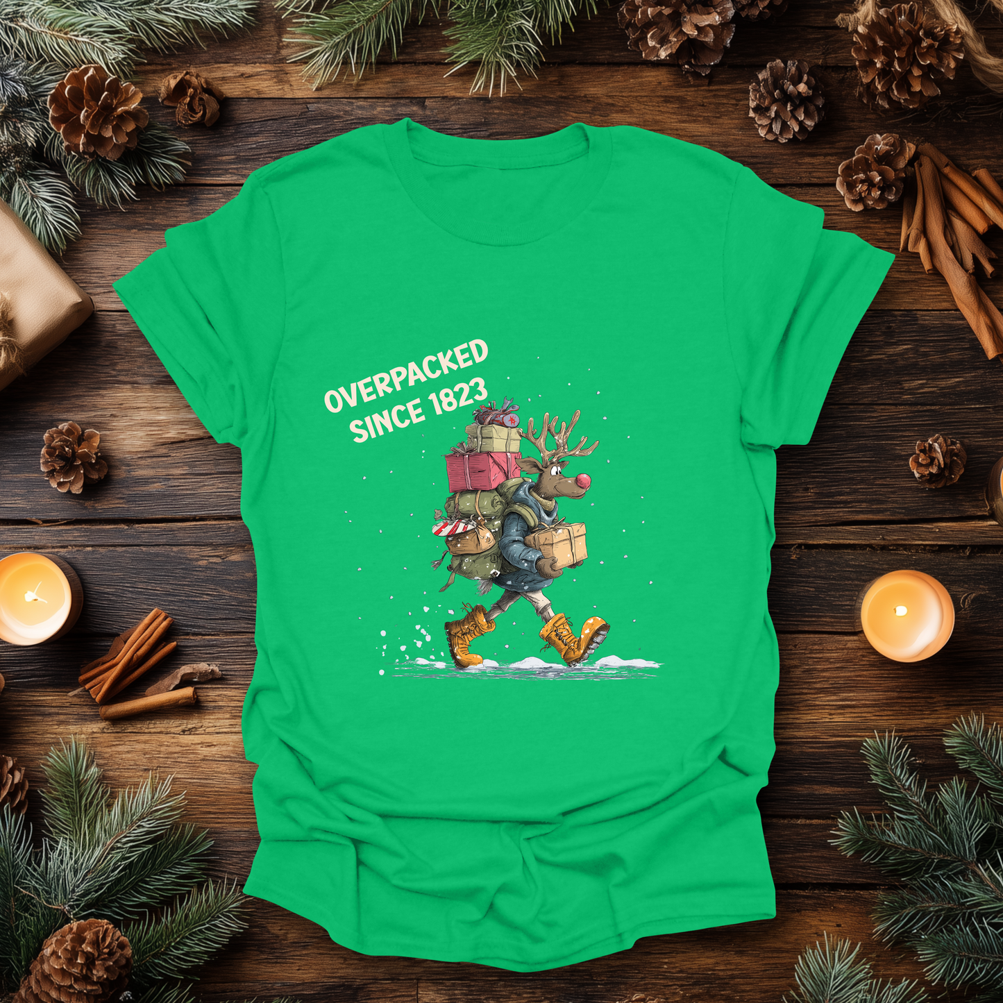 Overpacked Since 1823 Christmas T-Shirt