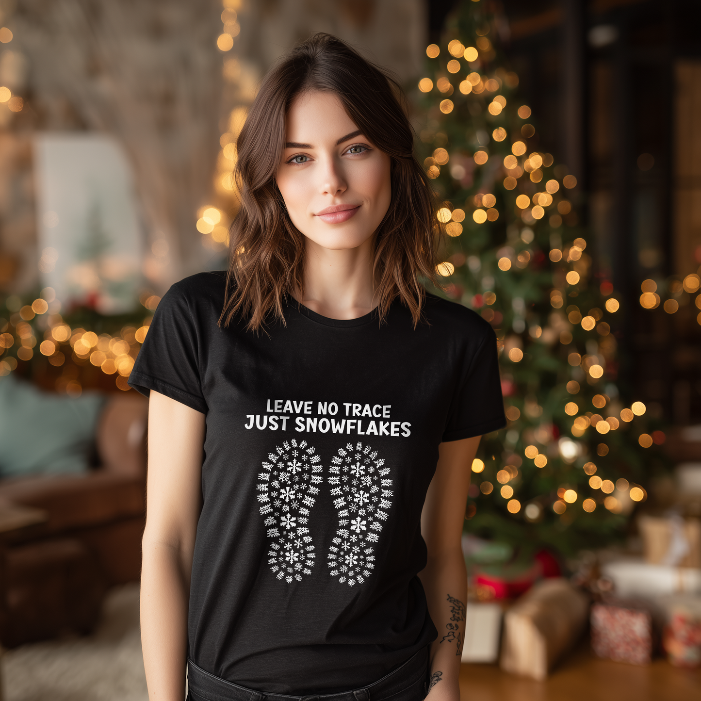 Leave No Trace, Just Snowflakes T-Shirt