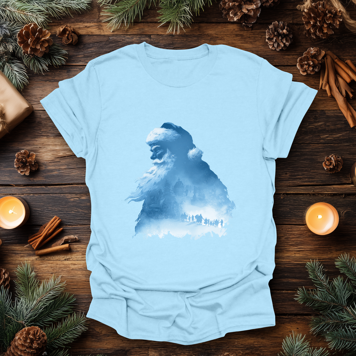 Frostbound Santa - Winter Wanderer T-Shirt