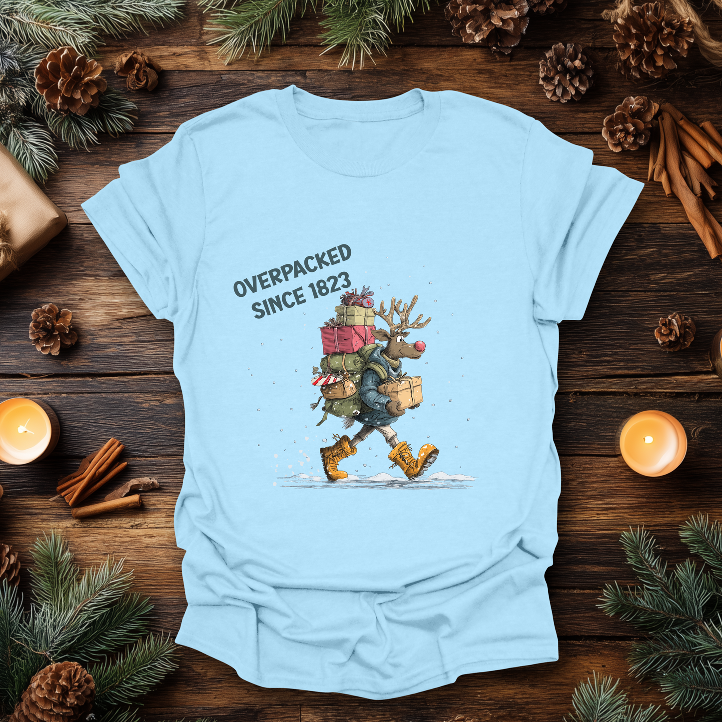 Overpacked Since 1823 Christmas T-Shirt