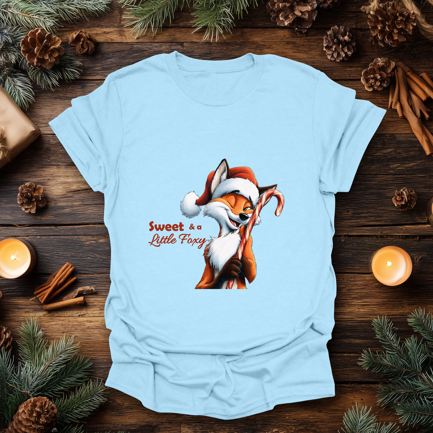 Sweet & a Little Foxy Christmas T-Shirt