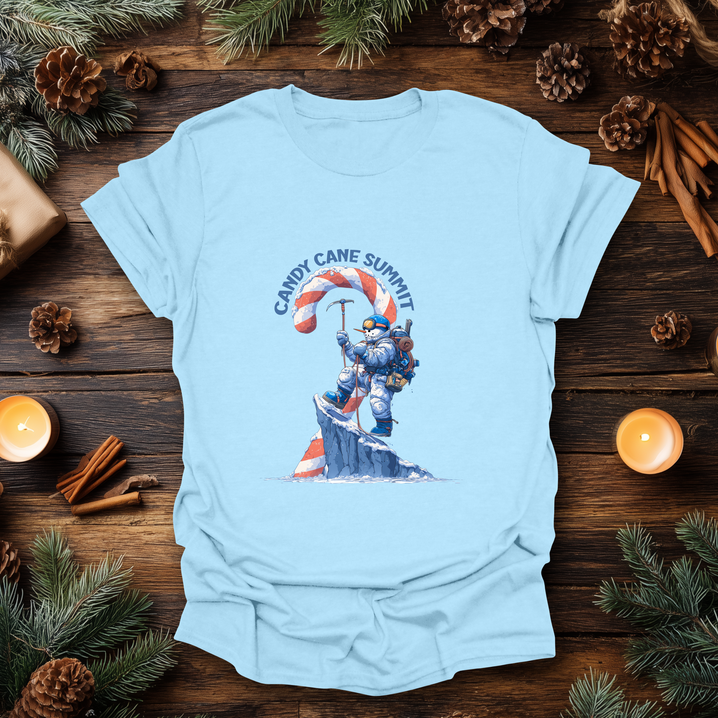 Candy Cane Summit Christmas T-Shirt