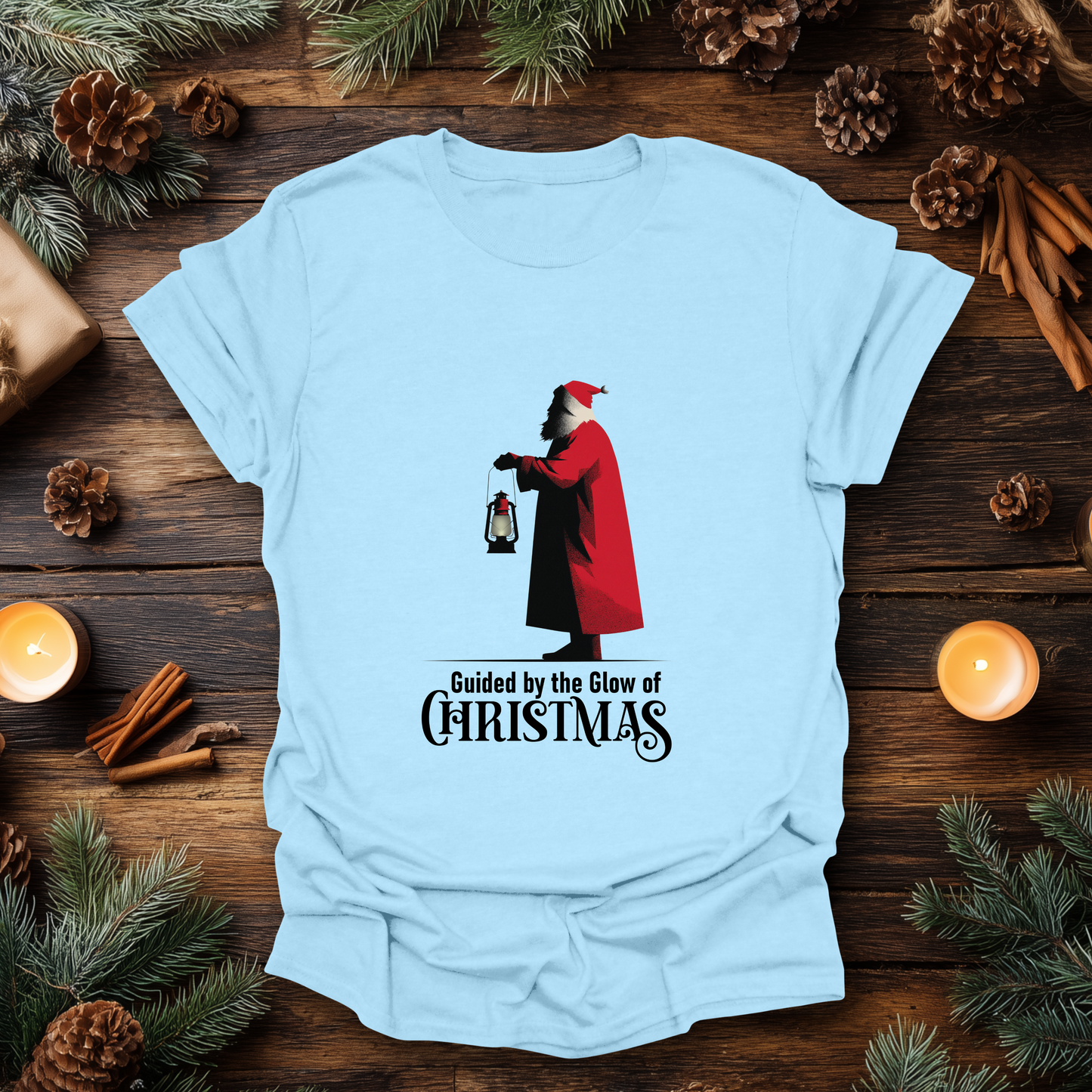 Santa’s Lantern Christmas T-Shirt