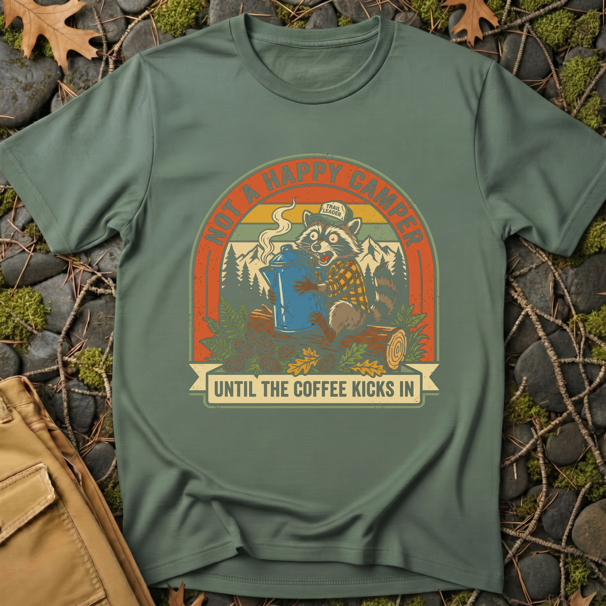 Happy Camper Raccoon T-Shirt