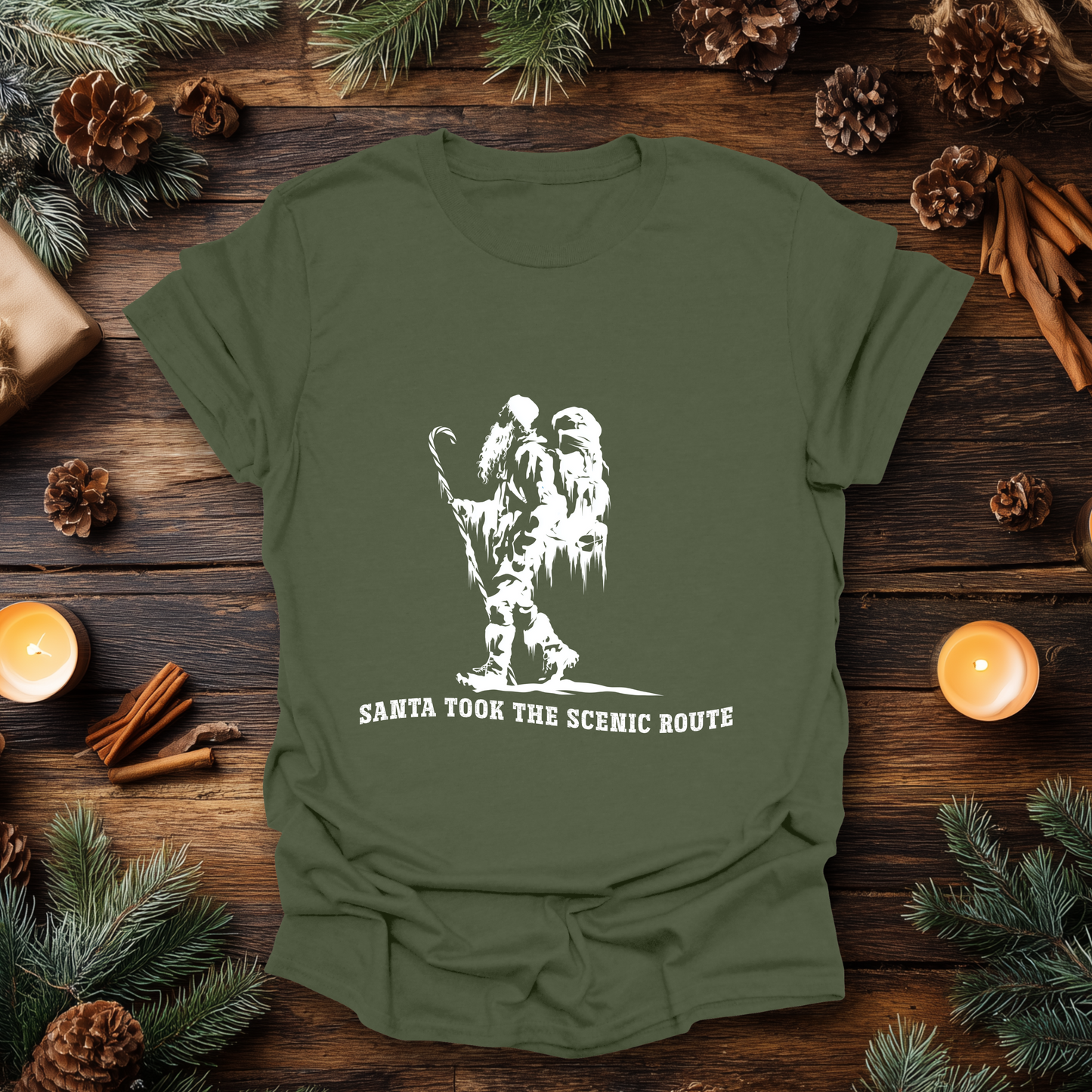 Santa Took the Scenic Route T-Shirt