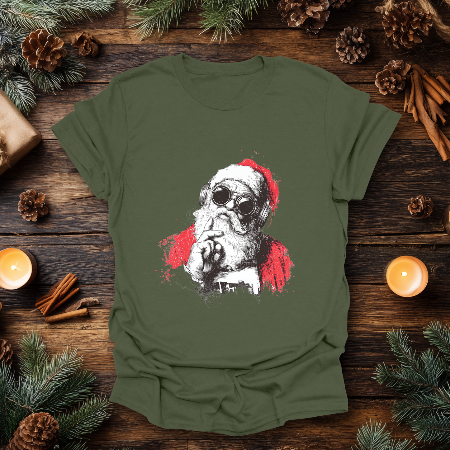 Claus Off Duty Christmas T-Shirt