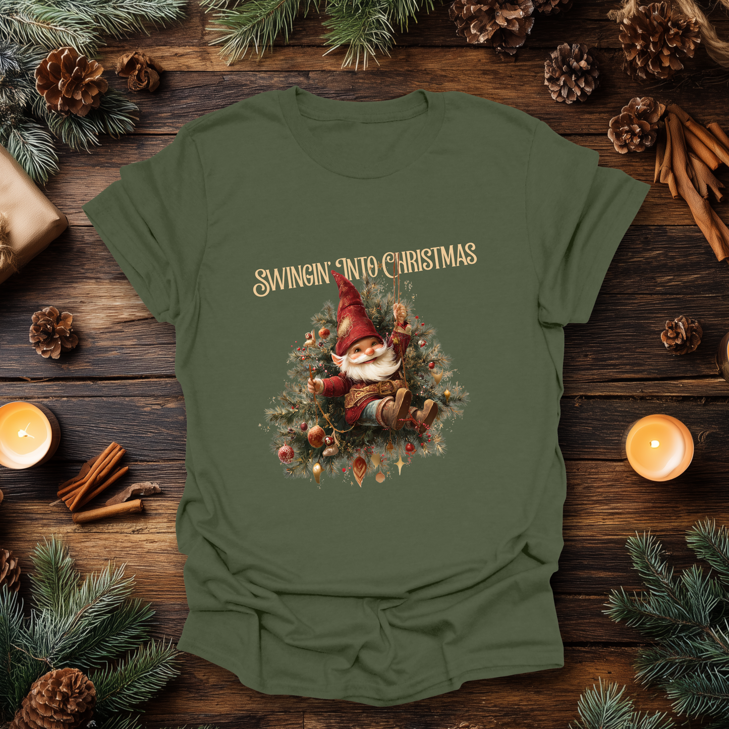 Swingin’ Into Christmas T-Shirt