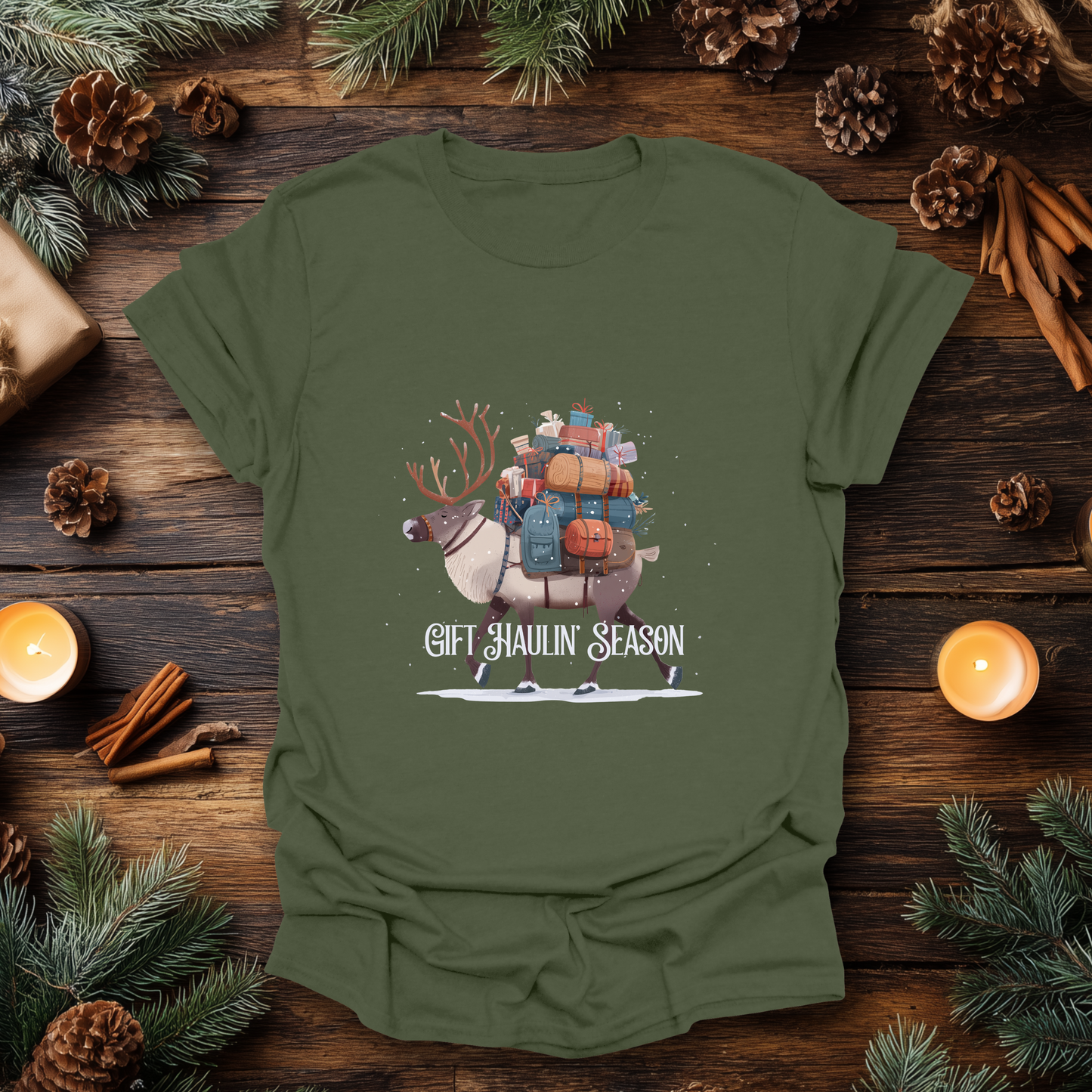 Gift Haulin’ Season Christmas T-Shirt