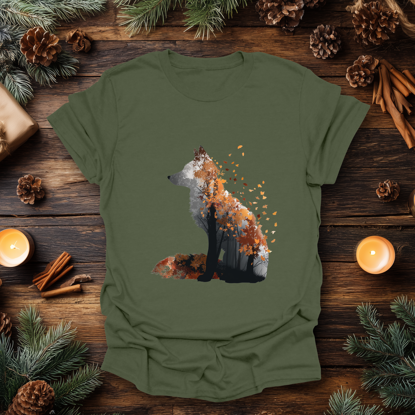 Autumn Wolf Nature T-Shirt