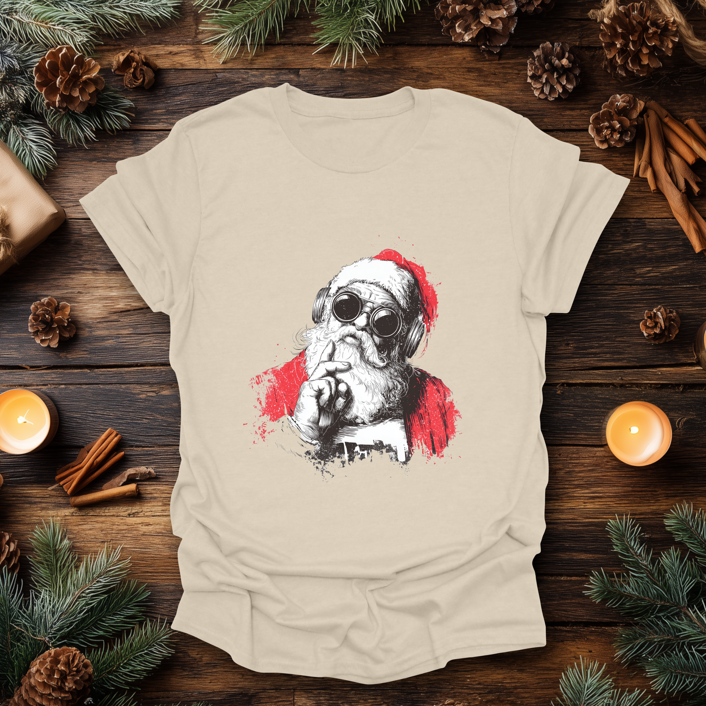 Claus Off Duty Christmas T-Shirt