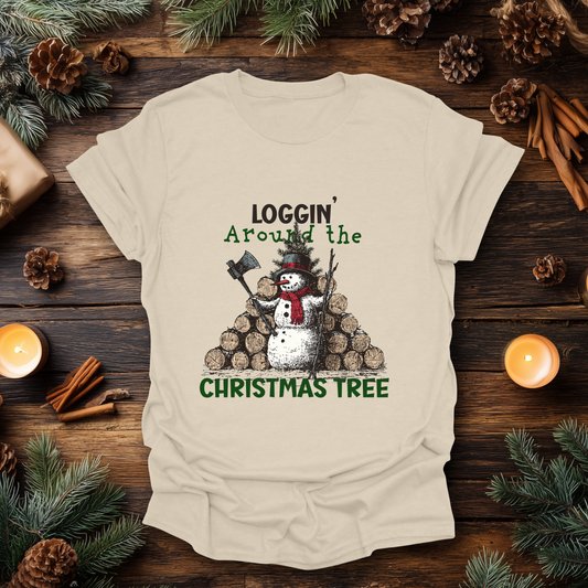 Loggin’ Around the Christmas Tree T-Shirt