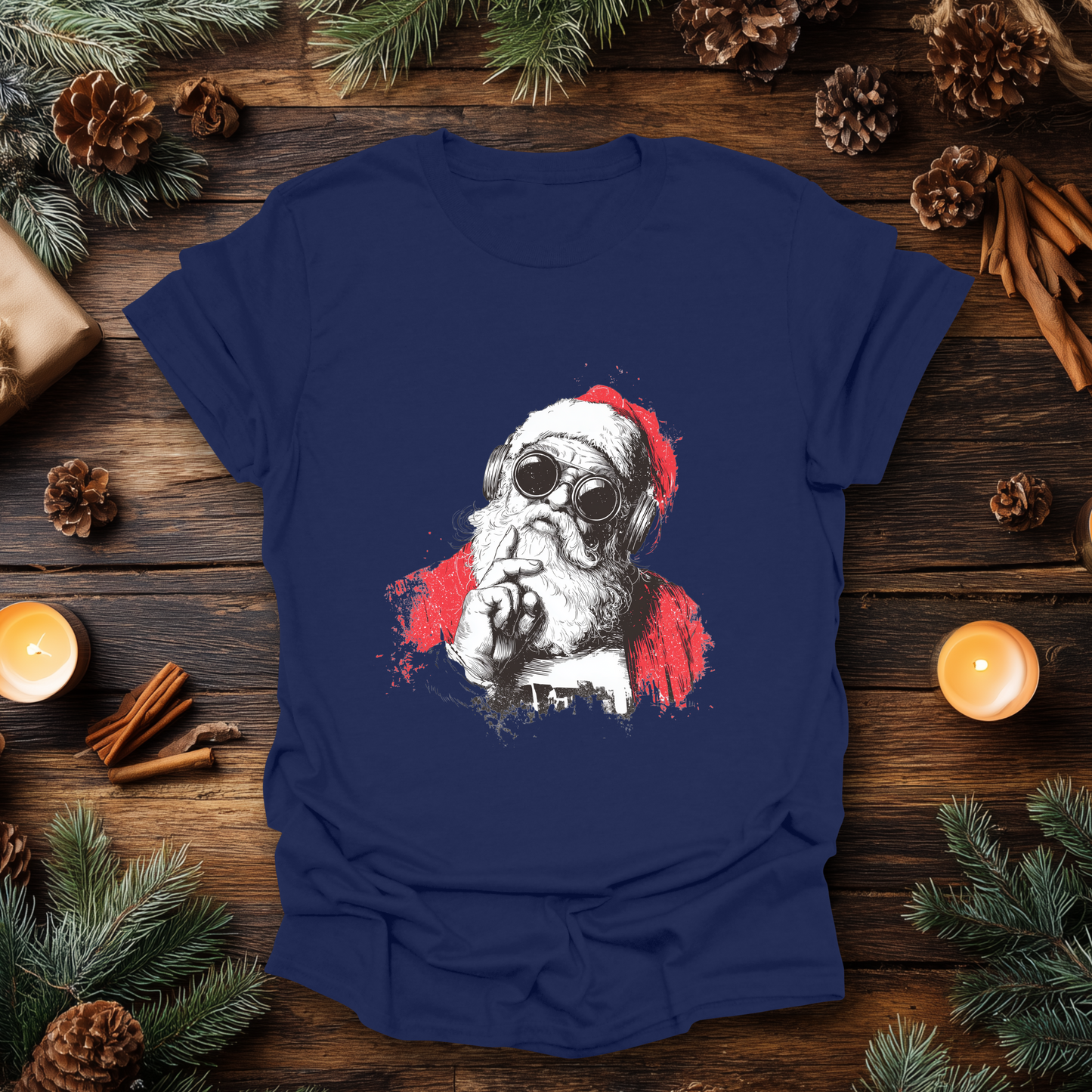 Claus Off Duty Christmas T-Shirt