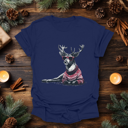 Sleighin’ It Reindeer T-Shirt
