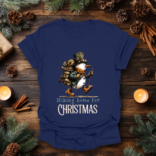 Home for Christmas Snowman T-Shirt
