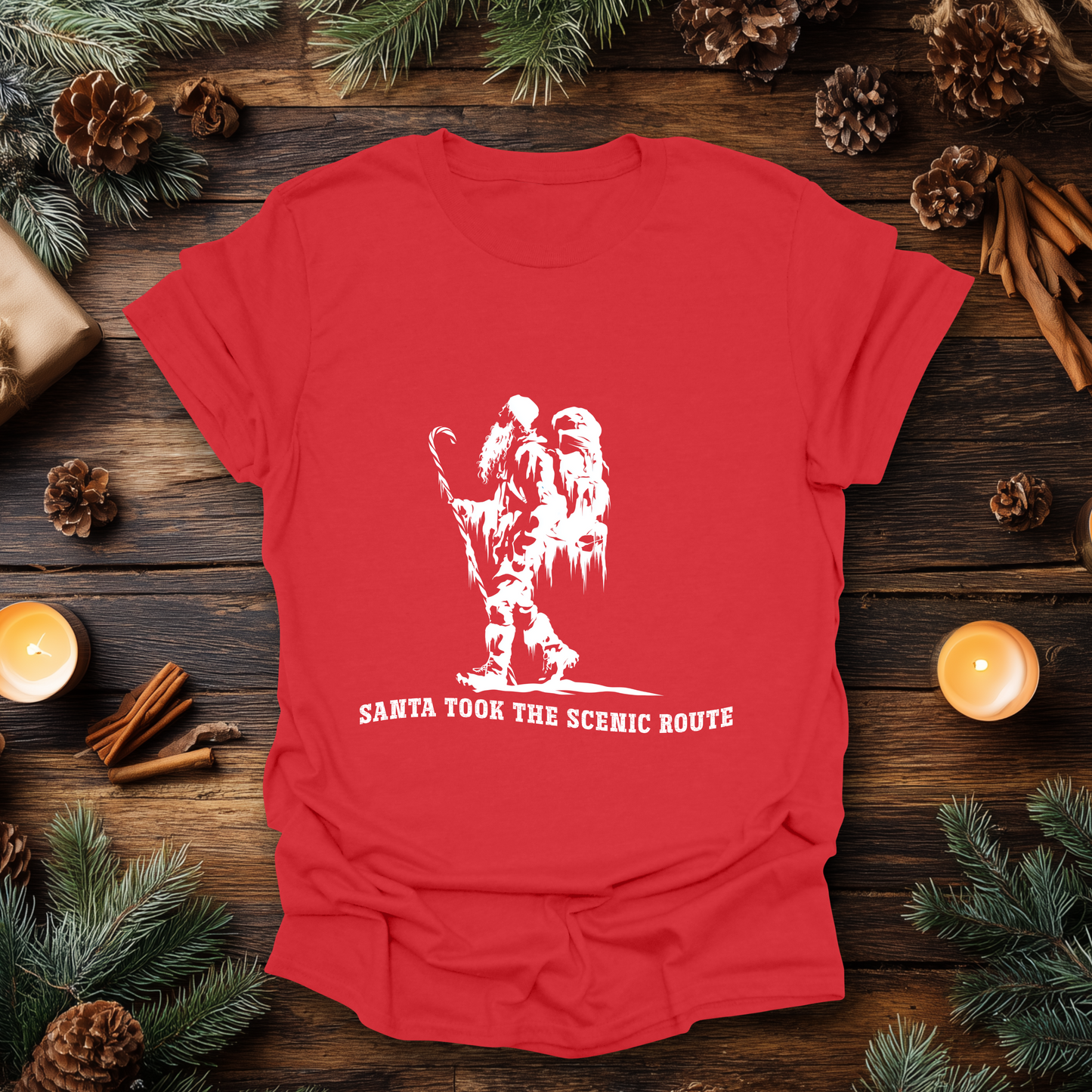 Santa Took the Scenic Route T-Shirt