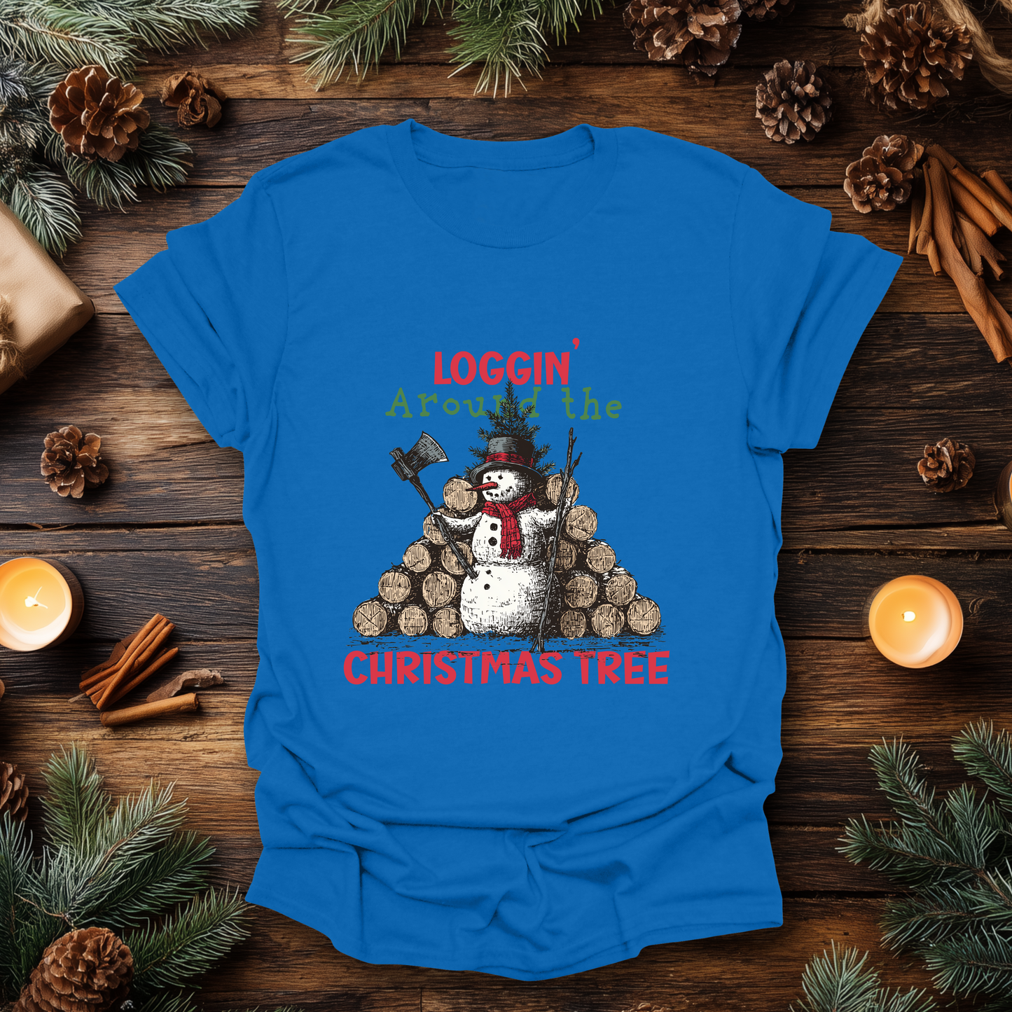 Loggin’ Around the Christmas Tree T-Shirt
