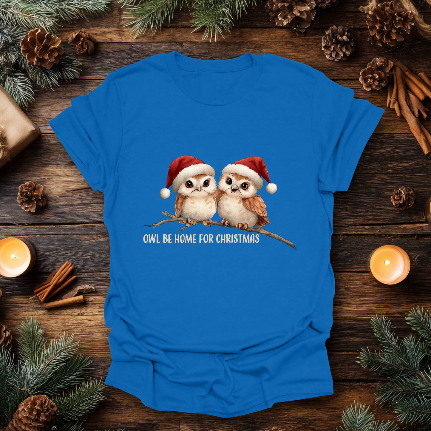 Owl Be Home for Christmas T-Shirt