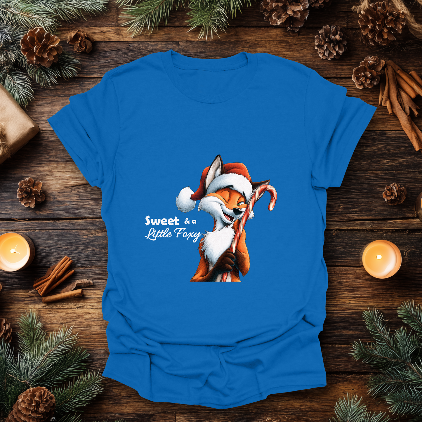 Sweet & a Little Foxy Christmas T-Shirt