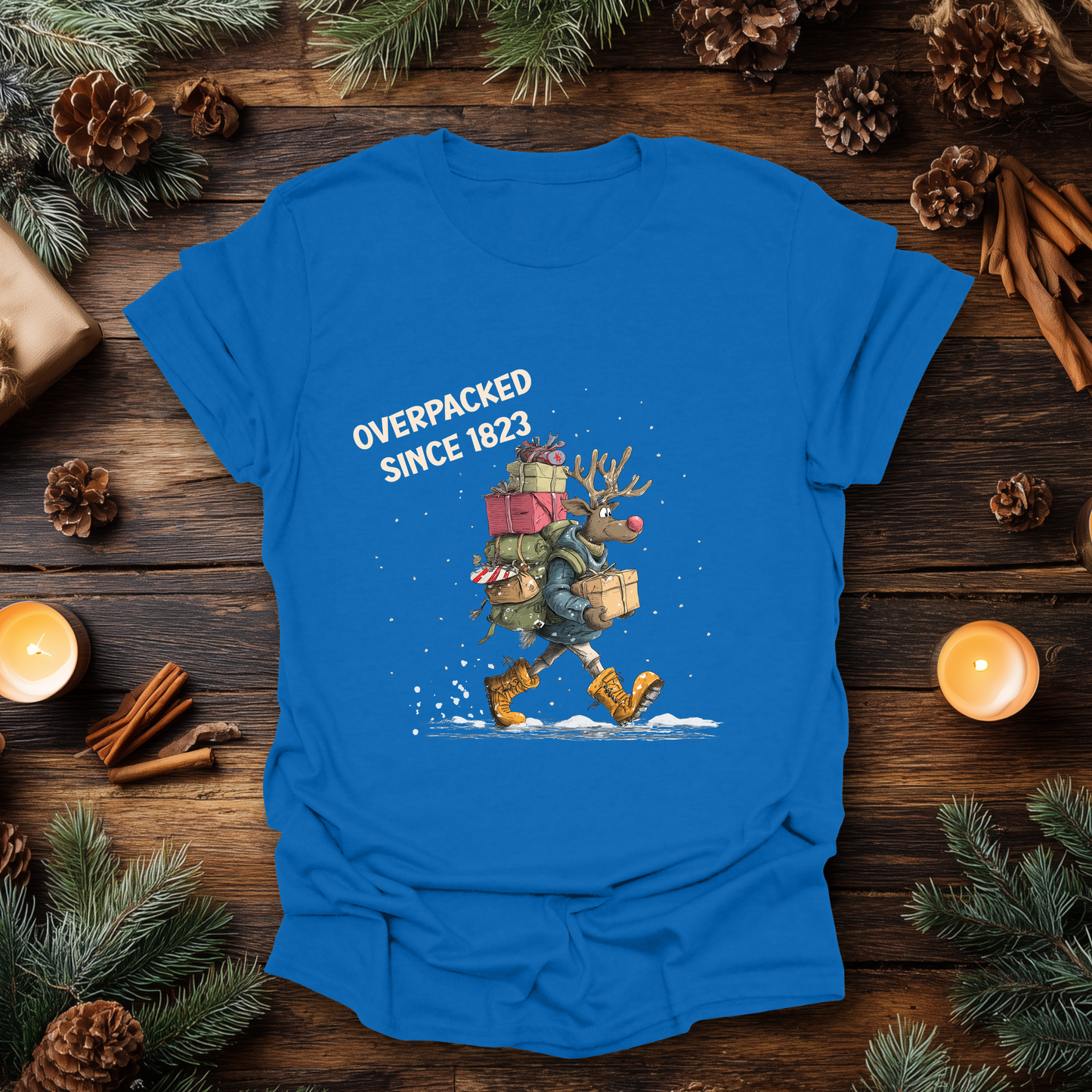 Overpacked Since 1823 Christmas T-Shirt