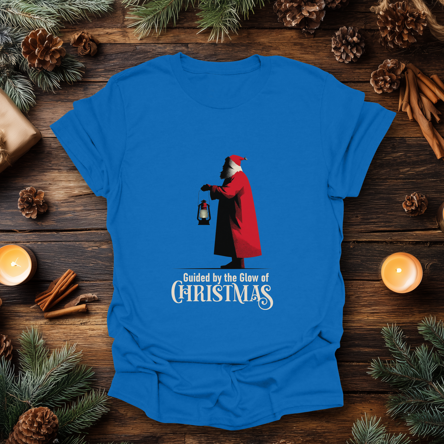 Santa’s Lantern Christmas T-Shirt